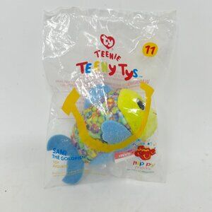 Mcdonald's Teenie Teeny Tys Plush Happy Meal Sami Goldfish Doll Toy 11